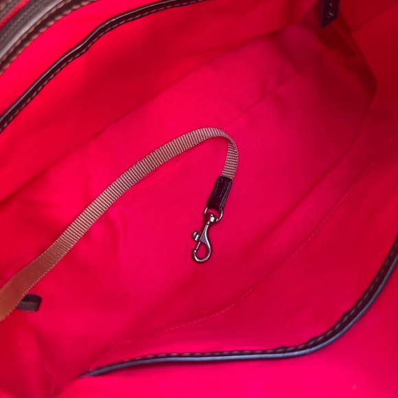 SOLD Dooney & Bourke Leather Florentine Satchel - Picture 12 of 14